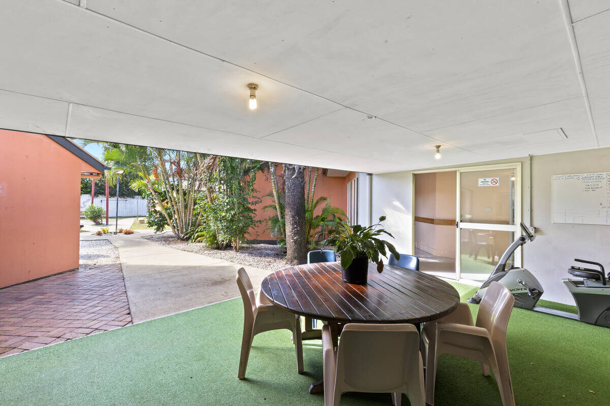 Outdoor area at Christine Court Assisted Living